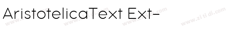AristotelicaText Ext字体转换